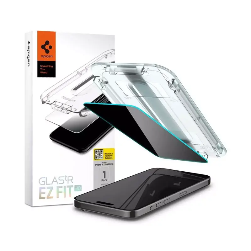 Glas.tR EZ Fit Privacy HD Screen Protector for iPhone 15 Pro Max