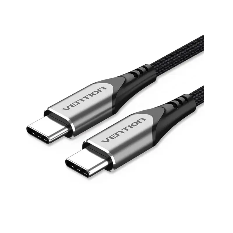 Vention TADHF USB 2.0 C Male to C Male Cable 1M Aluminum Alloy Type
